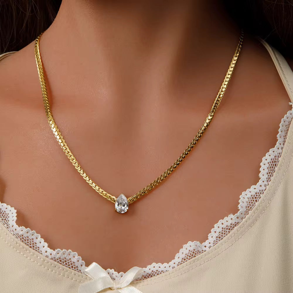 Solene Drop Necklace